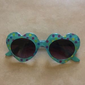 Heart Shaped Polka Dot Glasses